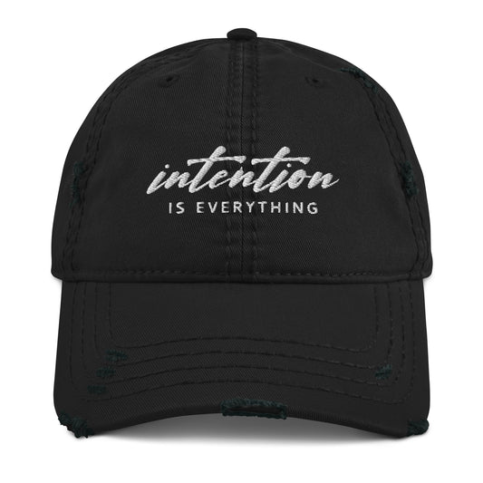 Be Intentional - Distressed Hat