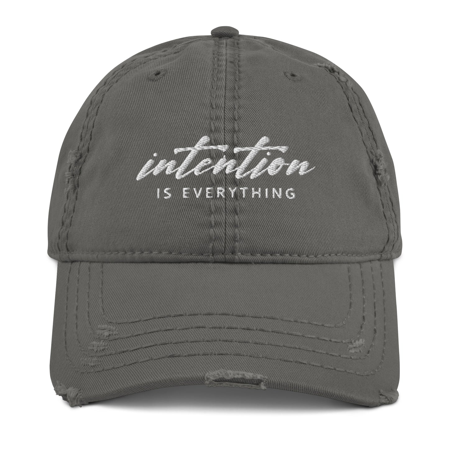 Be Intentional - Distressed Hat