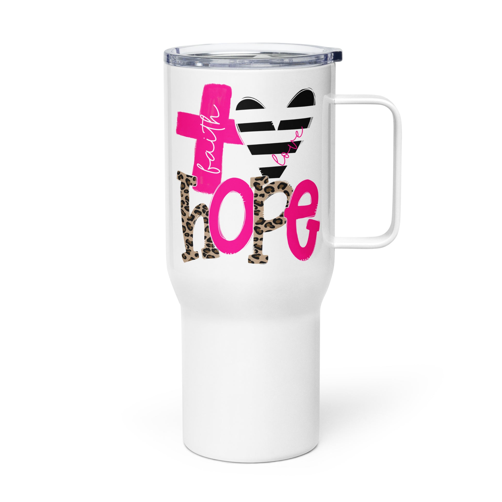 Love, Hope & Faith Travel Mug