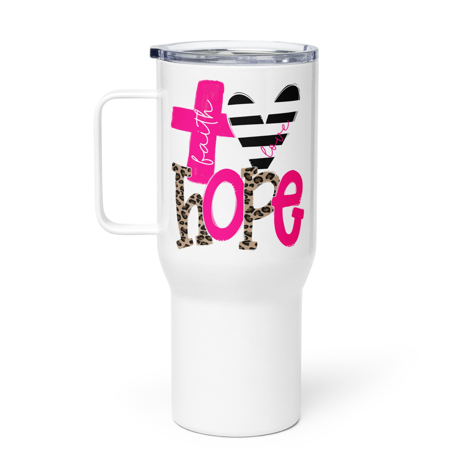 Love, Hope & Faith Travel Mug