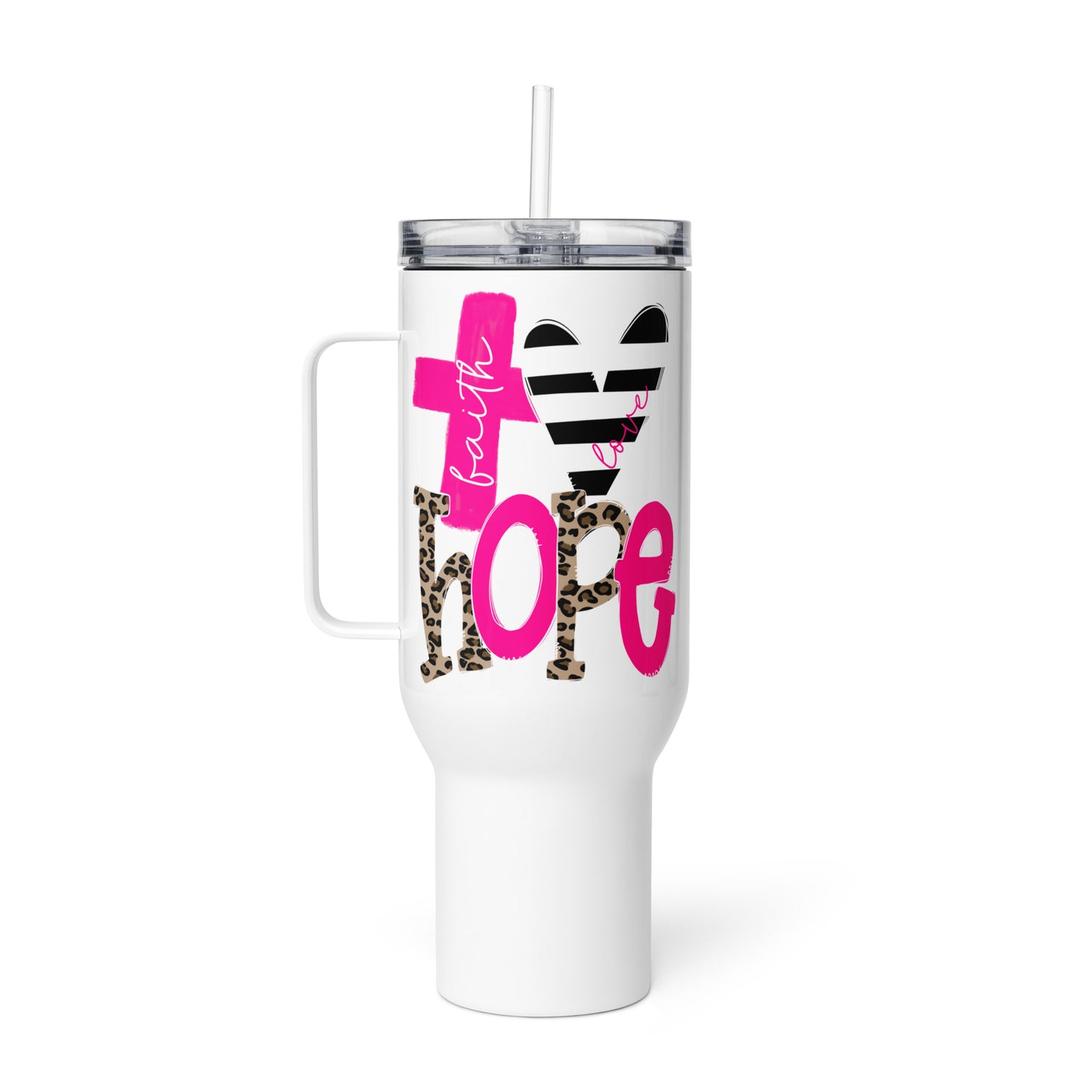 Love, Hope & Faith Travel Mug