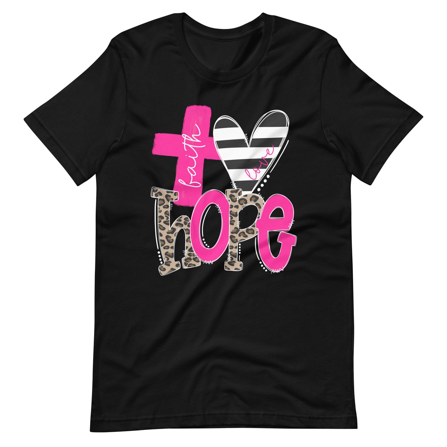 Faith, Hope & Love - Animal Print