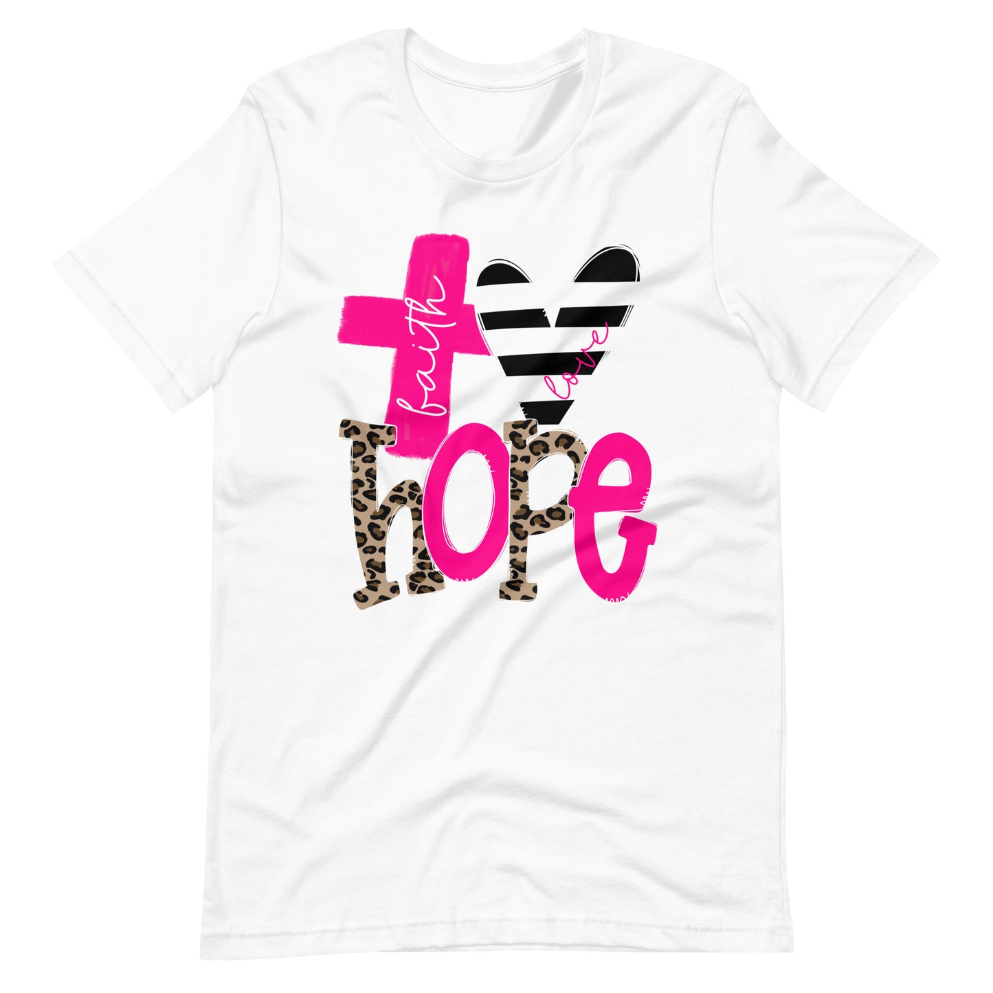 Faith, Hope & Love - Animal Print